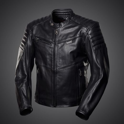 4SR PÁNSKÁ KOŽENÁ MOTO BUNDA B-MONSTER BLACK