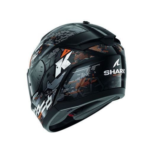 SHARK INTEGRÁLNÍ PŘILBA RIDILL 2 MOLOKAI ČERNÁ/LESKLÁ/ORANŽOVÁ/ŠEDÁ