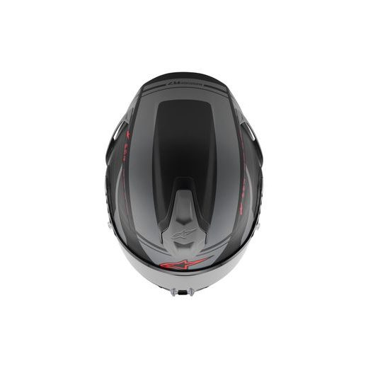 PŘILBA S-R7 A-CORE, ALPINESTARS (ČERNÁ/ŠEDÁ/ČERVENÁ MATNÁ) 2026