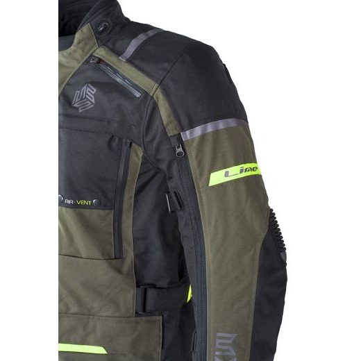 MBW PÁNSKÁ TEXTILNÍ MOTO BUNDA MEMPHIS GREEN 