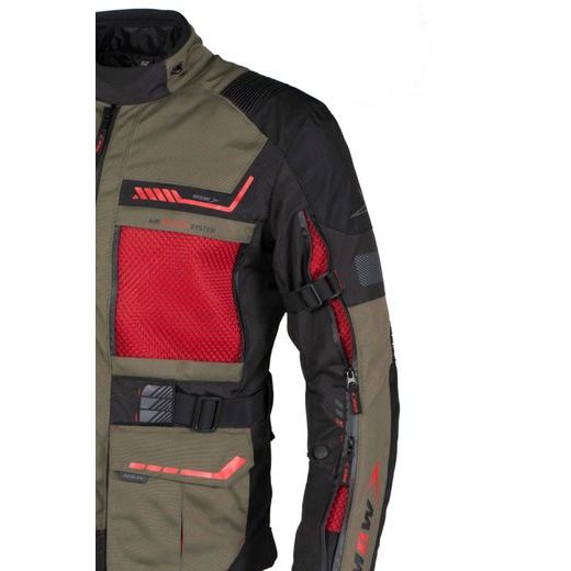 MBW PÁNSKÁ TEXTILNÍ MOTO BUNDA GUARD ZELENÁ