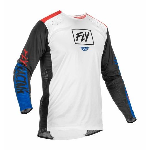DRES LITE, FLY RACING - USA (ČERVENÁ/BÍLÁ/MODRÁ)