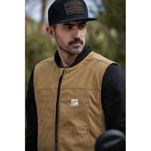 AIRBAGOVÁ VESTA TECH-AIR®3 CANVAS SYSTEM, ALPINESTARS (ČERNÁ) 2025