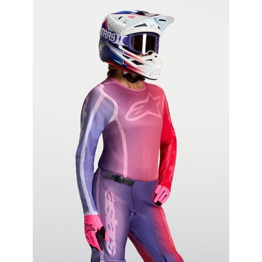 DRES STELLA FLUID KEPLER, ALPINESTARS, DÁMSKÉ (FIALOVÁ/PURPUROVÁ/ČERVENÁ) 2027