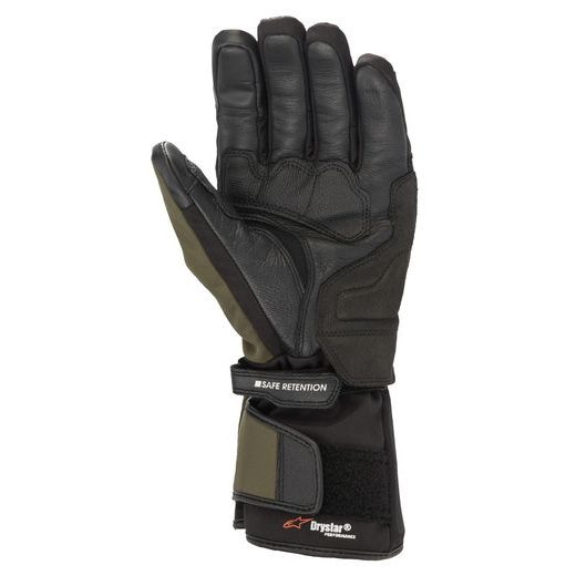 RUKAVICE DENALI AEROGEL DRYSTAR, ALPINESTARS (ČERNÁ/ZELENÁ/ŽLUTÁ FLUO)