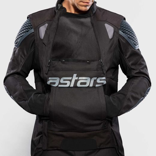 BUNDA HALO DRYSTAR, ALPINESTARS (ČERNÁ/ČERNÁ)