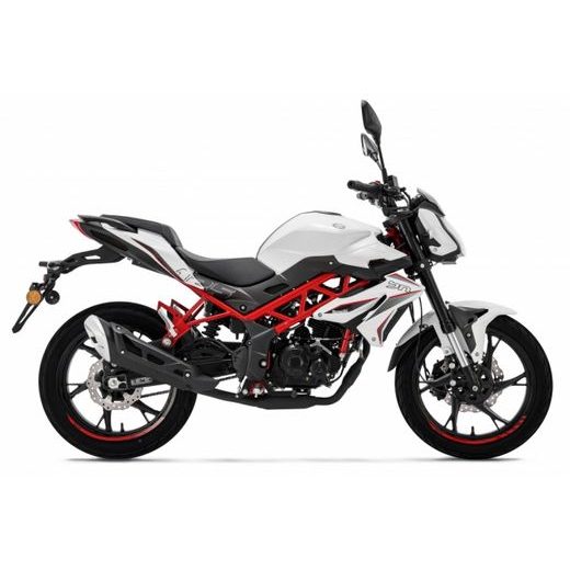 BENELLI BN 125 EURO5 BÍLÁ + POUKAZ NA 5.000 KČ