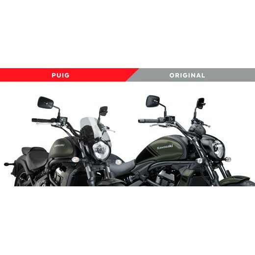 PUIG PLEXI ŠTÍT SPORT PRŮHLEDNÝ PRO KAWASAKI VULCAN S 650 2015-