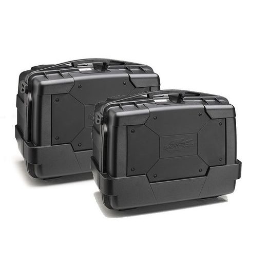 KUFRY NA MOTO KGR46N GARDA 46L, KAPPA (ČERNÝ, KOMPOZIT) SADA2