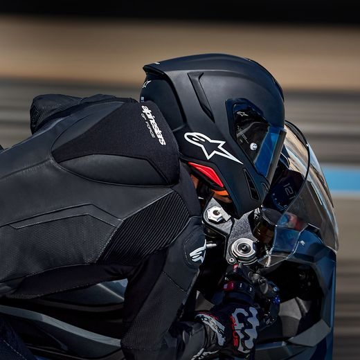 PŘILBA S-R7 SOLID, ALPINESTARS (ČERNÁ MATNÁ) 2026