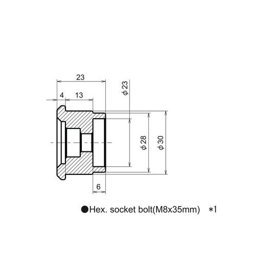 ADAPTÉRY ZPĚTNÉHO ZRCÁTKA DO KONCŮ ŘÍDÍTEK KAWASAKI (2 KS), DAYTONA