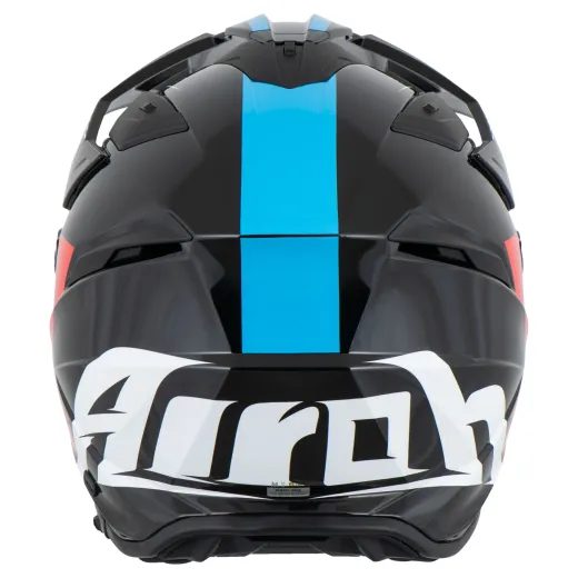 AIROH ENDURO MOTO PŘILBA BANDIT TUNE ČERNÁ/MODRÁ/ČERVENÁ