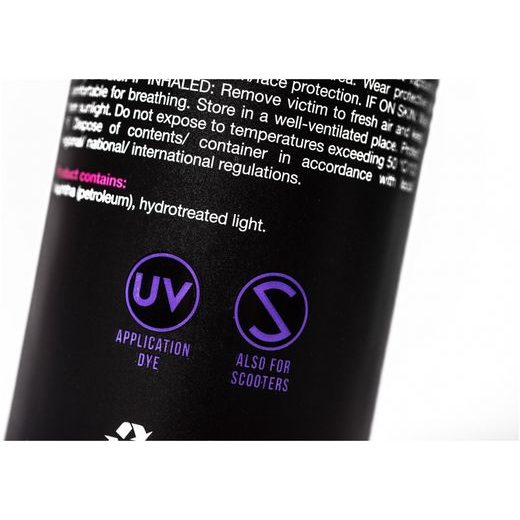 SPREJ NA ŘETĚZ DO MOKRA MUC-OFF WET CHAIN LUBE 400 ML