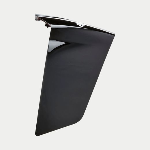 AERODYNAMICKÝ SPOILER PRO PŘILBY SUPERTECH R-10 SOLID RACING PROFIL, ALPINESTARS (ČERNÁ)