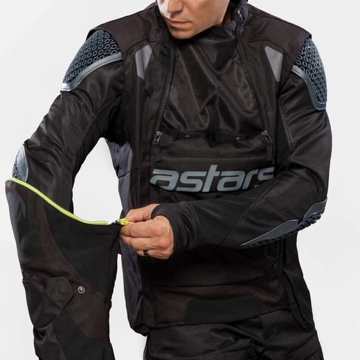 BUNDA HALO DRYSTAR, ALPINESTARS (KHAKI/BÉŽOVÁ/ŽLUTÁ FLUO)