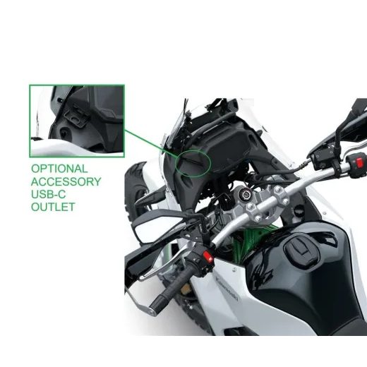 USB-C ZÁSUVKA (INTEGROVANÁ) PRO KAWASAKI KLE500