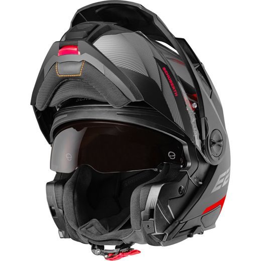 SCHUBERTH VYKLÁPĚCÍ ENDURO PŘILBA SCHUBERTH E2 DEFENDER RED