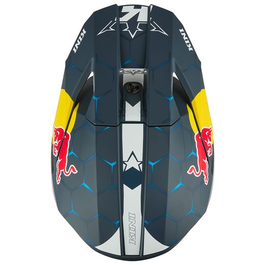 MOTO HELMA KINI RED BULL MX3 HELMET 1.0 MODRÁ/BÍLÁ