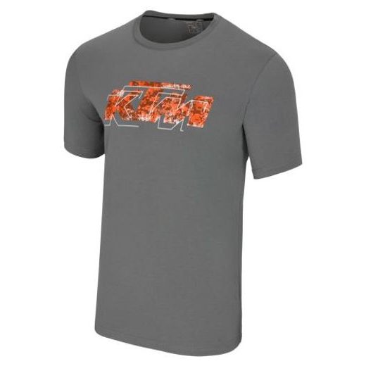 KTM PÁNSKÉ TRIČKO LOGO TEE GREY