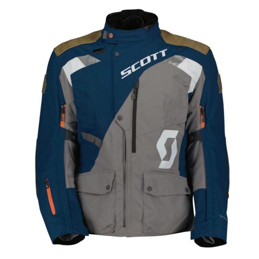 SCOTT PÁNSKÁ TEXTILNÍ MOTO BUNDA DUALRAID DRYO BLUE TITANIUM GREY 