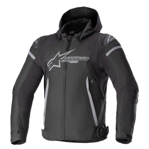 BUNDA ZACA WATERPROOF, ALPINESTARS (ČERNÁ/TMAVĚ ŠEDÁ) 2024