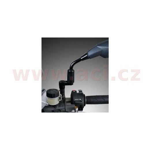 ADAPTÉR ZPĚTNÉHO ZRCÁTKA M10/1,25 LEVÝ ZÁVIT (ČERNÝ)