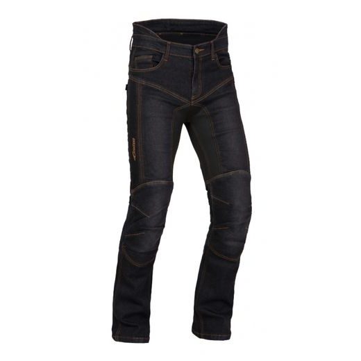 MBW PÁNSKÉ KEVLAROVÉ MOTO JEANS DIEGO ČERNÉ