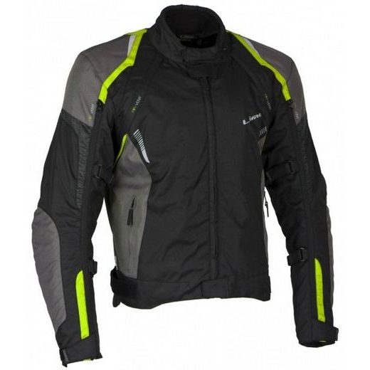 MBW PÁNSKÁ TEXTILNÍ MOTO BUNDA LUCAS ČERNÁ ŽLUTÁ