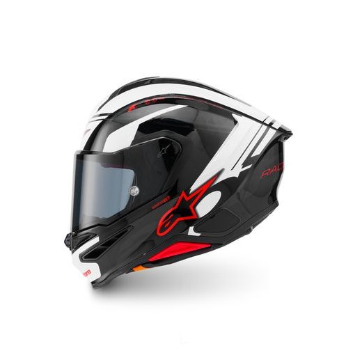 PŘILBA S-R7 A-CORE, ALPINESTARS (ČERNÁ/BÍLÁ/ČERVENÁ) 2026