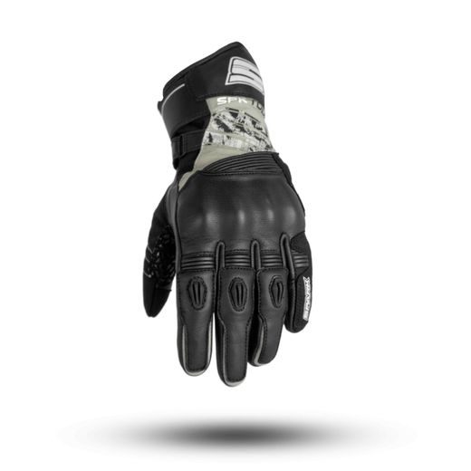 PÁNSKÉ KOŽENÉ MOTO RUKAVICE SPARK CRUISE GREY/BLACK