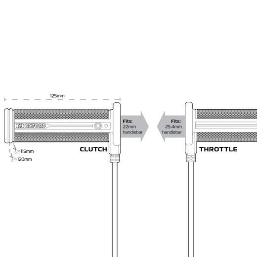 VYHŘÍVANÉ GRIPY HOTGRIPS PRO 2.0 SPORT, OXFORD (INTEGROVANÉ OVLÁDÁNÍ)