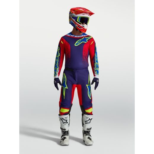 DRES FLUID DRAG, ALPINESTARS (TMAVĚ MODRÁ/ČERVENÁ/ZELENÁ/BÍLÁ) 2027