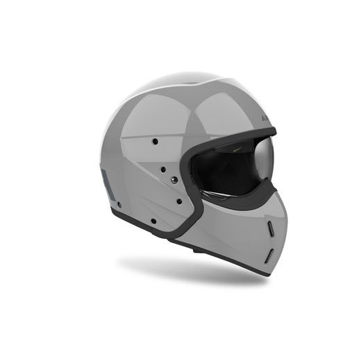 PŘILBA J110 COLOR, AIROH (CEMENTOVĚ ŠEDÁ LESKLÁ) 2025