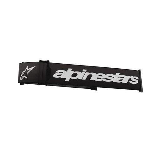 NÁHRADNÍ TEXTILNÍ POPRUH PRO BRÝLE SUPERTECH, ALPINESTARS (ČERNÁ/BÍLÁ)