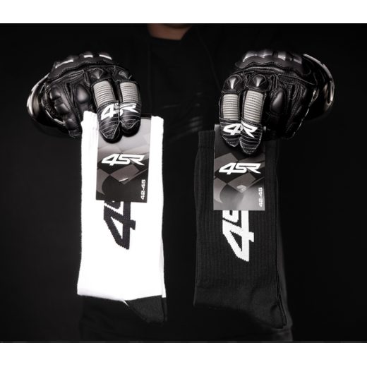 4SR PONOŽKY WE ARE RACERS, ČERNÉ