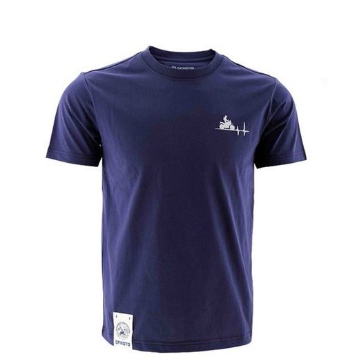 CFMOTO PÁNSKÉ TRIČKO "GO WITH THE FLOW" TMAVĚ MODRÁ