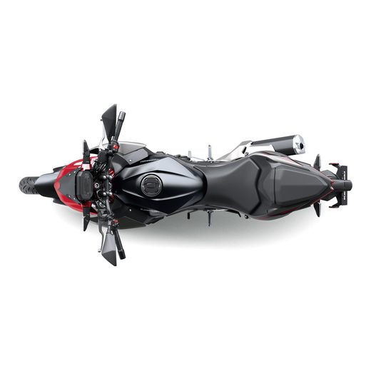 KAWASAKI Z500 SE MY24 CANDY PERSIMMON RED / METALLIC FLAT SPARK BLACK / METALLIC MATTE GRAPHENESTEEL GRAY