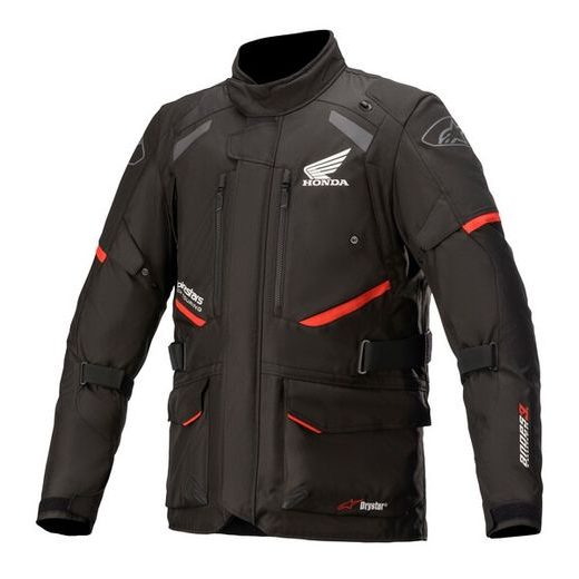 BUNDA ANDES DRYSTAR HONDA KOLEKCE, TECH-AIR 5 KOMPATIBILNÍ, ALPINESTARS (ČERNÁ/ČERVENÁ)