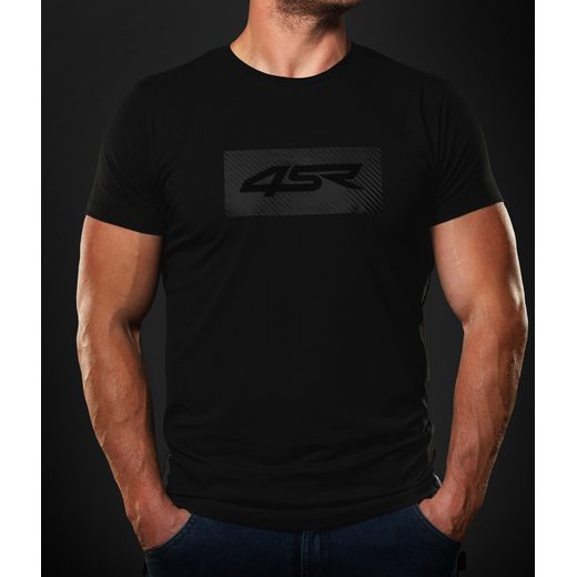 4SR PÁNSKÉ TRIČKO LOGO CARBON BLACK