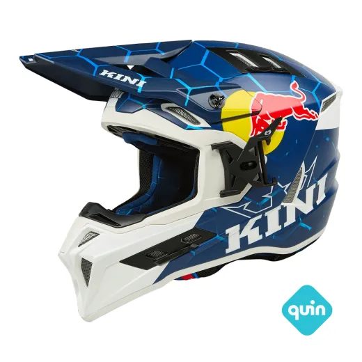 MOTO HELMA KINI RED BULL EXC HELMET 1.0 MODRÁ/BÍLÁ
