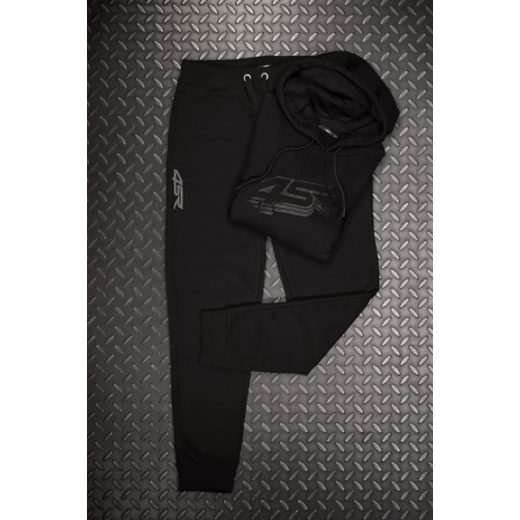 4SR MIKINA S KAPUCÍ BLACK SERIES ČERNÁ