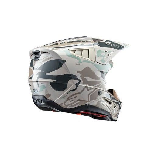 PŘILBA ALPINESTARS S-M5 MINERAL (ŠEDÁ/ZELENÁ CAMO) 2024