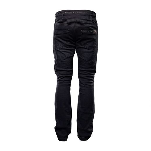 4SR PÁNSKÉ KEVLAROVÉ MOTO JEANSY CLUB SPORT BLACK