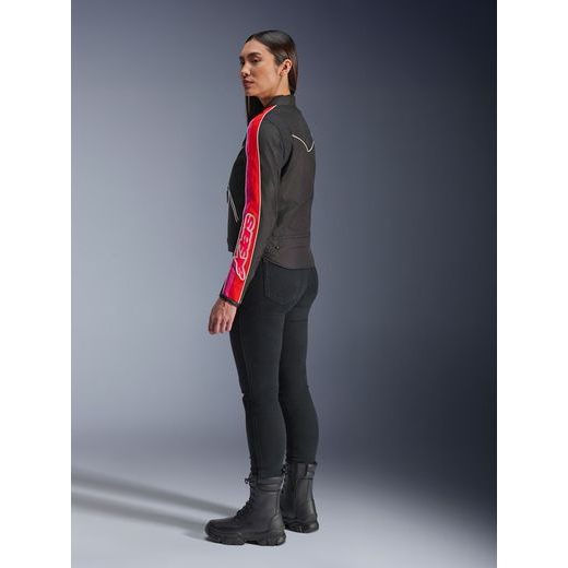 BUNDA STELLA T-DYNO WATER RESISTANT, ALPINESTARS, DÁMSKÁ (ČERNÁ/ČERVENÁ/RŮŽOVÁ) 2025