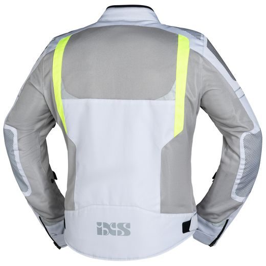 SPORTOVNÍ BUNDA IXS TRIGONIS-AIR X51063 SVĚTLE ŠEDO-ŠEDO-SVÍTIVĚ ŽLUTÁ XL