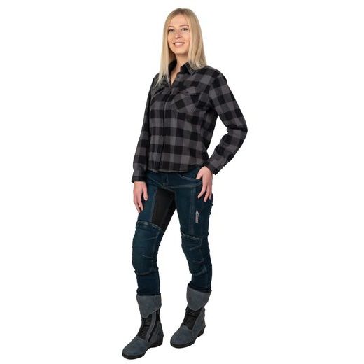MBW DÁMSKÁ KEVLAROVÁ MOTO KOŠILE MONTANA GREY