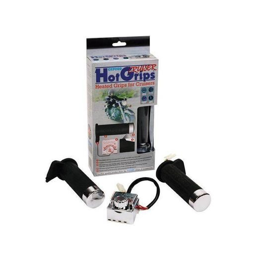 GRIPY VYHŘÍVANÉ HOTGRIPS CRUISER, OXFORD - ANGLIE (VNITŘNÍ PRŮMĚR 25,4 MM)