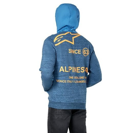 MIKINA OCCURANCE HOODIE, ALPINESTARS (MODRÁ)