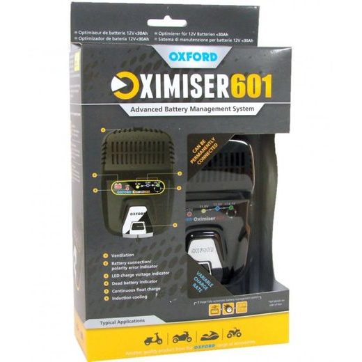 NABÍJEČKA OXIMISER 601, OXFORD - ANGLIE (12V, 0,6A, 30AH)