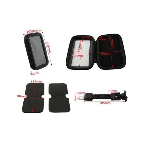 M-STYLE M2 XL DRŽÁK TELEFONU VODĚODOLNÝ POD ZRCÁTKO